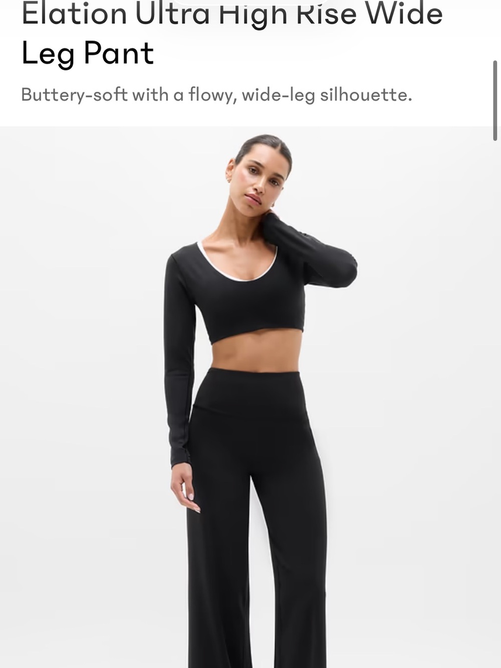 Athleta Black flair pants